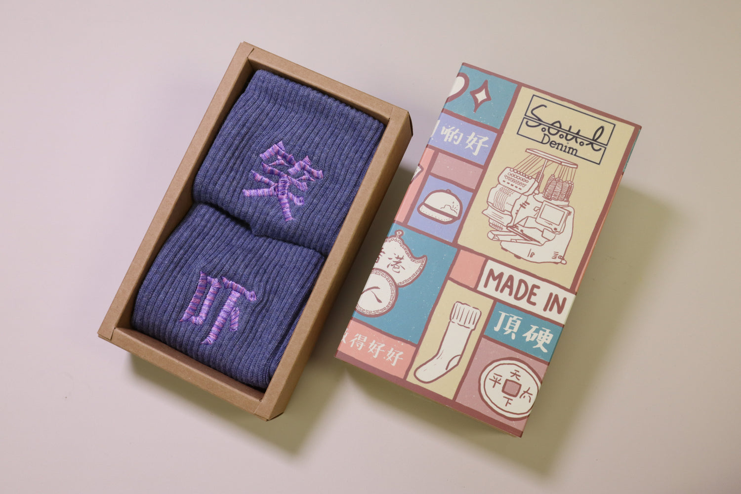 笑吓｜刺繡襪(多款)