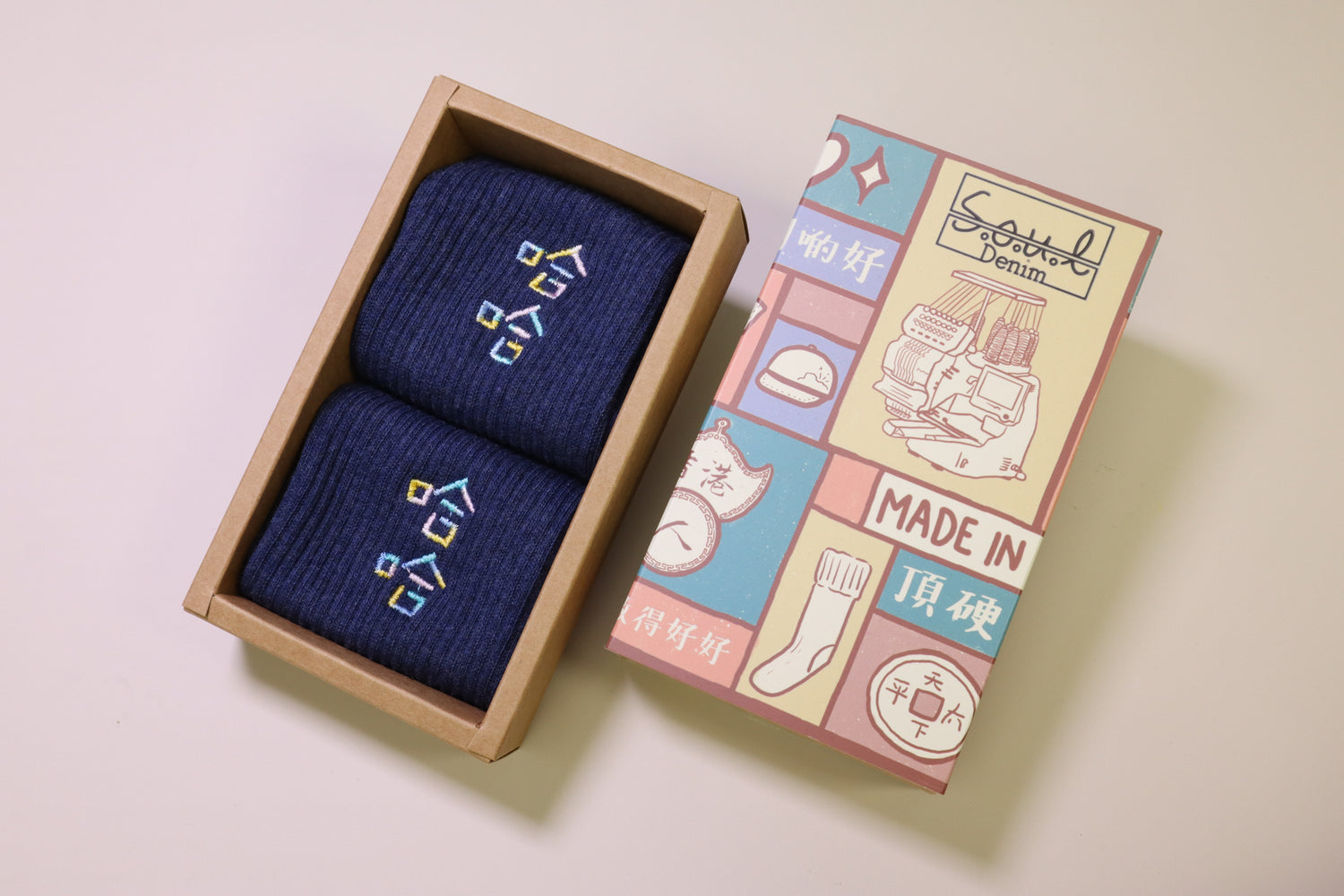 哈哈哈哈｜刺繡襪(多款)