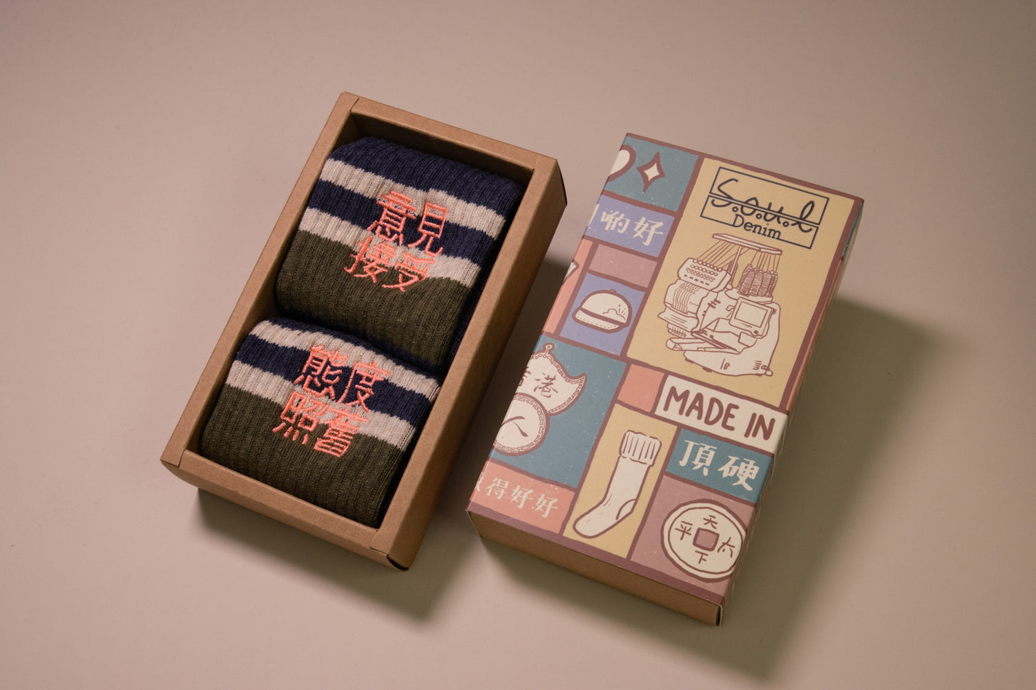 意見接受態度照舊｜刺繡襪(多款)