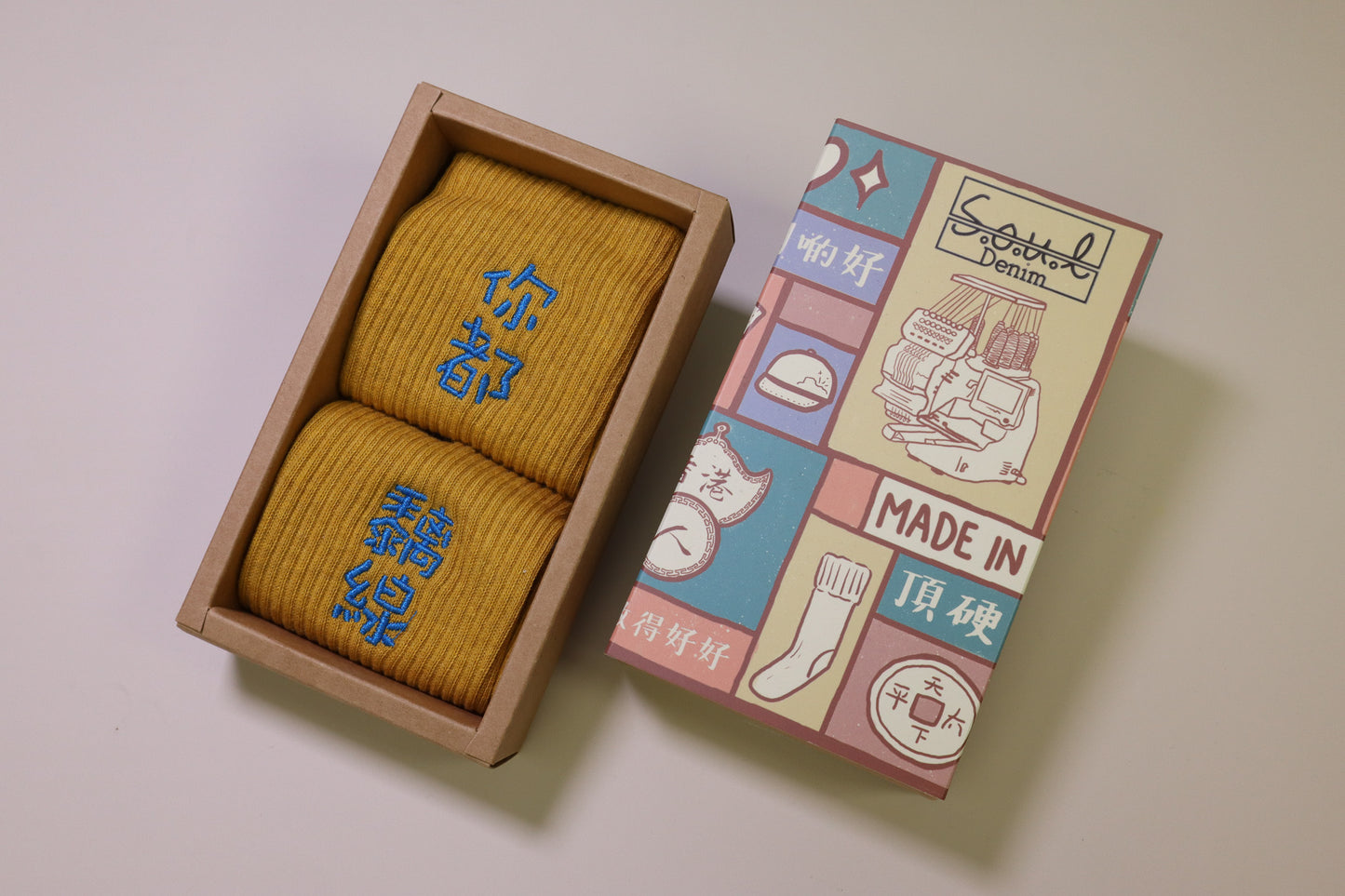 你都黐線｜刺繡襪(多款)