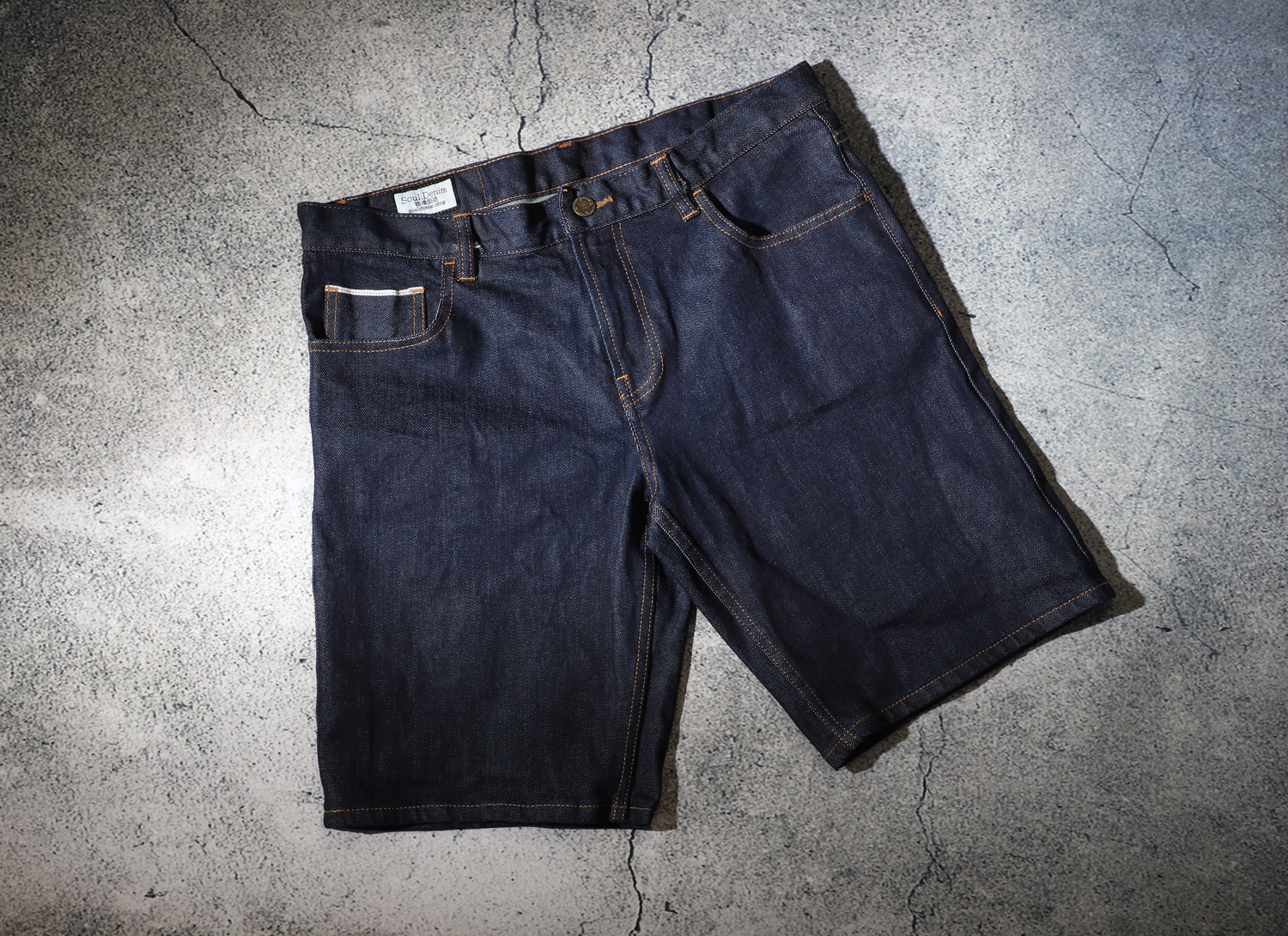 男裝牛仔短褲 - SOUL.DENIM