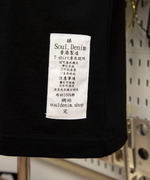 腦袋 黑色圓領T-Shirt - SOUL.DENIM