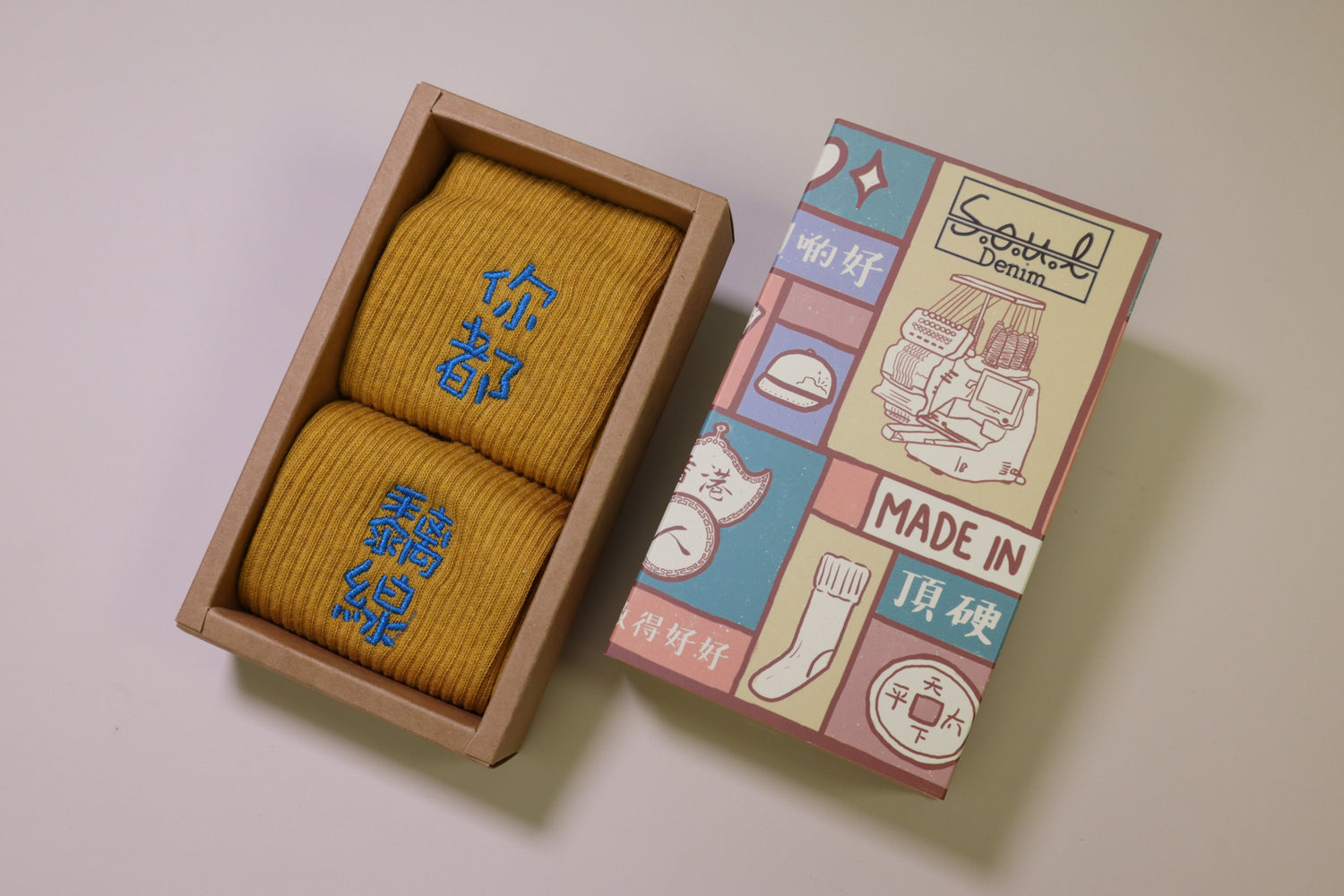 你都黐線｜刺繡襪(多款)
